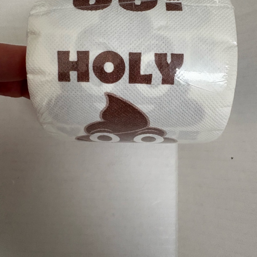 Funny 30th Birthday Toilet Paper - Brown and White - Picture 4 of 4